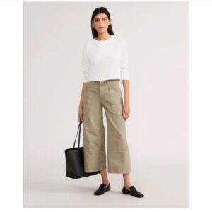 Everlane Gardener Jean In Moss Organic Cotton Women's Size 29